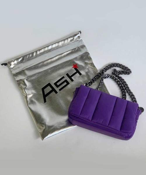 ASH（アッシュ）の「【FLORA NYLON】ナイロンハンドバック（ハンドバッグ・レディース・ブラック/グリーン/パープル・ONE SIZE）」の13枚目の写真