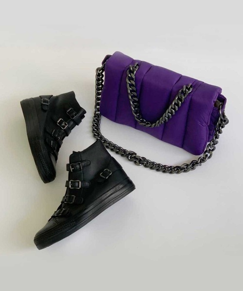 ASH（アッシュ）の「【FLORA NYLON】ナイロンハンドバック（ハンドバッグ・レディース・ブラック/グリーン/パープル・ONE SIZE）」の14枚目の写真