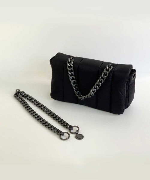 ASH（アッシュ）の「【FLORA NYLON】ナイロンハンドバック（ハンドバッグ・レディース・ブラック/グリーン/パープル・ONE SIZE）」の17枚目の写真