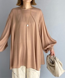 PICCIN | ボリュームスリーブドレープブラウス(シャツ/ブラウス)