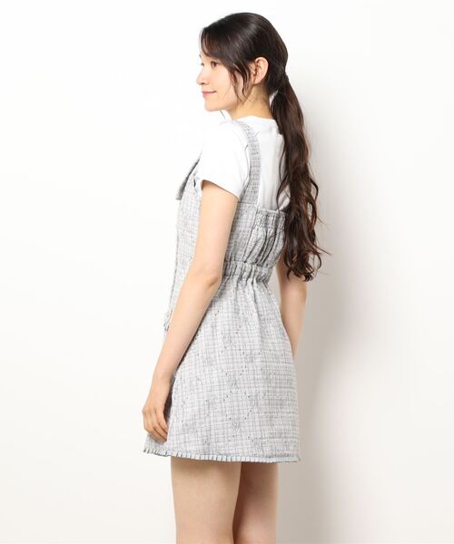Swankiss（スワンキス）の「TS SK stitching O/P（ワンピース・レディース・グレー/ピンク/ブラック・FREE）」の4枚目の写真