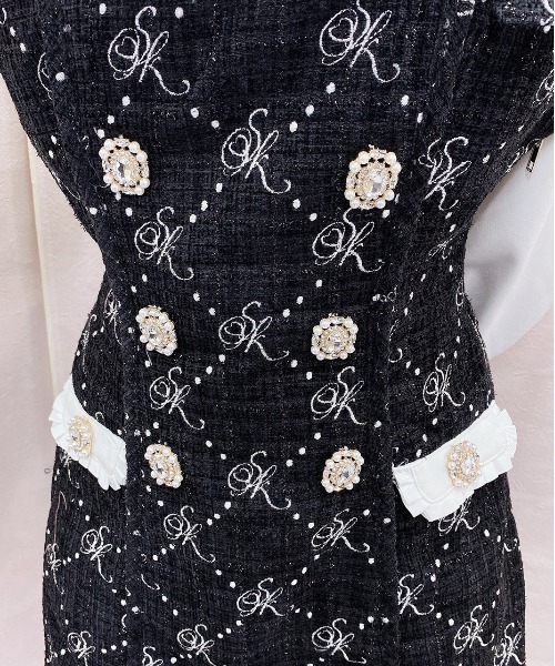 Swankiss（スワンキス）の「TS SK stitching O/P（ワンピース・レディース・グレー/ピンク/ブラック・FREE）」の7枚目の写真