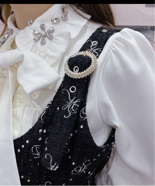 Swankiss（スワンキス）の「TS SK stitching O/P（ワンピース・レディース・グレー/ピンク/ブラック・FREE）」の8枚目の写真