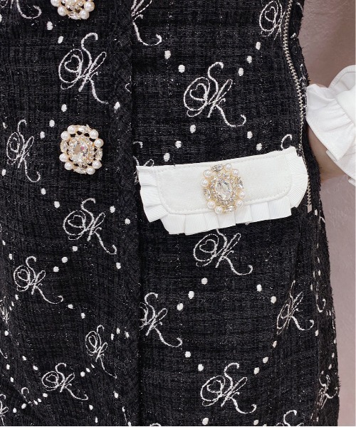 Swankiss（スワンキス）の「TS SK stitching O/P（ワンピース・レディース・グレー/ピンク/ブラック・FREE）」の9枚目の写真