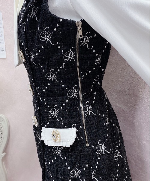 Swankiss（スワンキス）の「TS SK stitching O/P（ワンピース・レディース・グレー/ピンク/ブラック・FREE）」の10枚目の写真