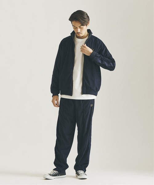 フレッドペリー　トラックジャケット　別注ヘリンボンベロア FRED PERRY（フレッドペリー）の「【FRED PERRY×JS/フレッドペリー