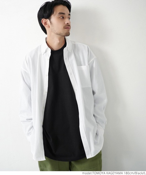 coca（coca）（コカ）の「＼＼新色登場／／メンズ 10sフットボールロンTee（Tシャツ/カットソー・メンズ・ホワイト/ブラック/カーキ/ピンク・L/M）」の16枚目の写真