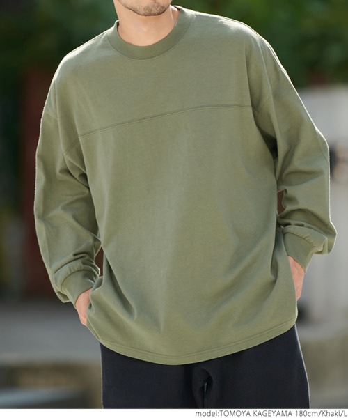 coca（coca）（コカ）の「＼＼新色登場／／メンズ 10sフットボールロンTee（Tシャツ/カットソー・メンズ・ホワイト/ブラック/カーキ/ピンク・L/M）」の17枚目の写真