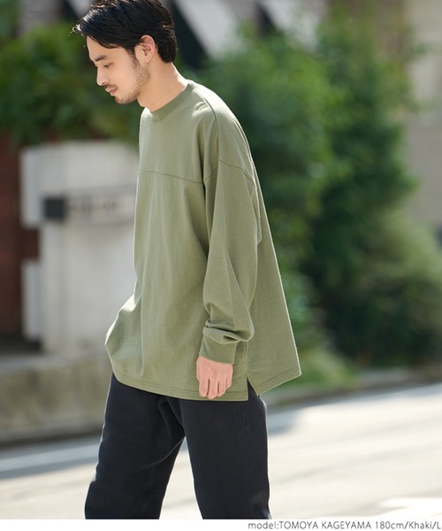 coca（coca）（コカ）の「＼＼新色登場／／メンズ 10sフットボールロンTee（Tシャツ/カットソー・メンズ・ホワイト/ブラック/カーキ/ピンク・L/M）」の18枚目の写真