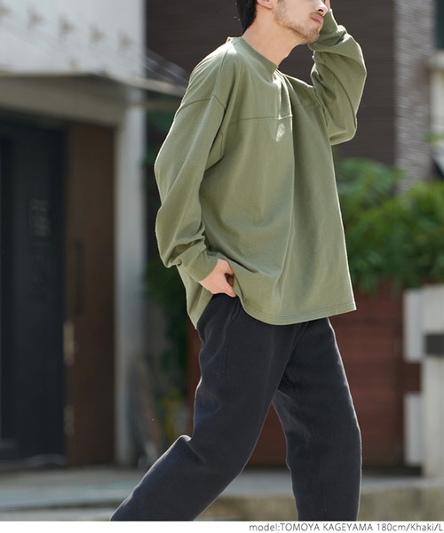 coca（coca）（コカ）の「＼＼新色登場／／メンズ 10sフットボールロンTee（Tシャツ/カットソー・メンズ・ホワイト/ブラック/カーキ/ピンク・L/M）」の21枚目の写真