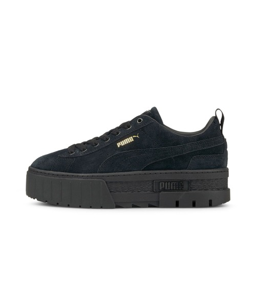 PUMA（プーマ）の「PUMA プーマ ウィメンズ メイズ スニーカー（スニーカー・レディース・ライトピンク/アイボリー/ブラック・23.0cm/23.5cm/25.5cm/24.5cm/25.0cm/22.0cm/22.5cm/24.0cm/26.0cm）」の2枚目の写真