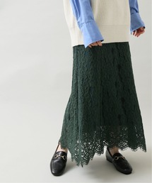IENA | フラワーレースフレアスカート◆(スカート)