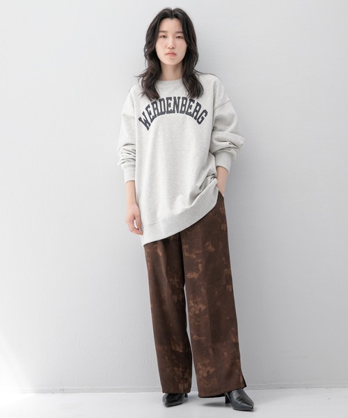 LOWRYS FARM(ローリーズファーム)の「ボカシガライージーパンツ 228654(その他パンツ・レディース・ブラウン/アイボリー・FREE)」の4枚目の写真