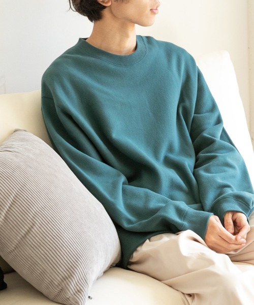 FORK&SPOON（フォークアンドスプーン）の「FORK&SPOON　ミーナクルーネックスウェット（スウェット・メンズ・ホワイト系その他/ブラウン/グリーン系その他・4/5）」の10枚目の写真