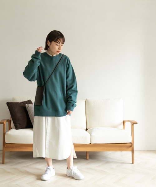 FORK&SPOON（フォークアンドスプーン）の「FORK&SPOON　ミーナクルーネックスウェット（スウェット・メンズ・ホワイト系その他/ブラウン/グリーン系その他・4/5）」の17枚目の写真