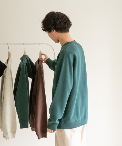 FORK&SPOON（フォークアンドスプーン）の「FORK&SPOON　ミーナクルーネックスウェット（スウェット・メンズ・ホワイト系その他/ブラウン/グリーン系その他・4/5）」の19枚目の写真