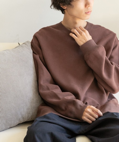 FORK&SPOON（フォークアンドスプーン）の「FORK&SPOON　ミーナクルーネックスウェット（スウェット・メンズ・ホワイト系その他/ブラウン/グリーン系その他・4/5）」の21枚目の写真