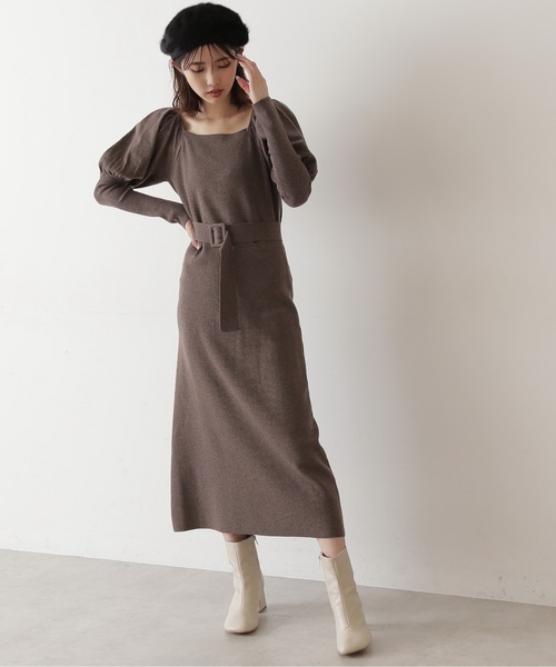 FREE'S MART（フリーズマート）の「◆シャギーベレー（ハンチング/ベレー帽・レディース・ブラック/ホワイト・ﾌﾘ-）」の3枚目の写真