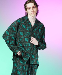 MAISON SPECIAL | 《ユニセックスアイテム》インドプリントプライムオーバーオープンカラーシャツ 【MAISON SPECIAL/メゾンスペシャル】(シャツ/ブラウス)