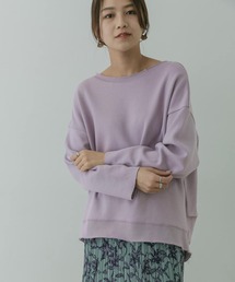 KBF+（ケービーエフプラス）の「KBF+　Wフェイスコクーンプルオーバー∴∴（Tシャツ/カットソー・レディース）」