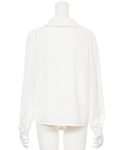 Secret Honey（シークレットハニー）の「リボンタイ付学生風ブラウス（シャツ/ブラウス・レディース・レッド/ピンク/ブルー系その他・MEDIUM）」の5枚目の写真