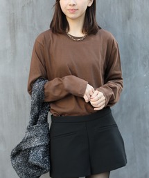 袖リブ無しでストンとこなれ感【United Athle】cotton long sleeve t-shirt / コットン ロングスリーブTシャツ ロンT 5.6オンス ビッグシルエット ヘビーウェイト 5010