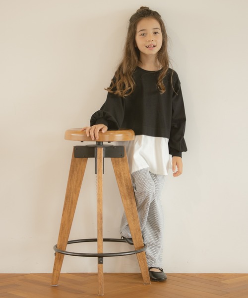GLOBAL WORK(グローバルワーク)の「【キッズ】ヘビロッTEE/レイヤーチュニック/219157(Tシャツ/カットソー・キッズ・ブラック/カーキ/パープル系その他・110cm/100cm/120cm/130cm/140cm/150cm/160cm)」の11枚目の写真