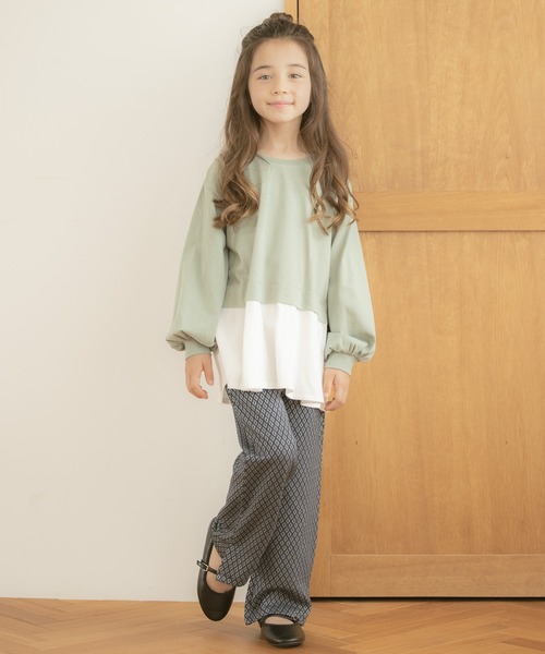 GLOBAL WORK(グローバルワーク)の「【キッズ】ヘビロッTEE/レイヤーチュニック/219157(Tシャツ/カットソー・キッズ・ブラック/カーキ/パープル系その他・110cm/100cm/120cm/130cm/140cm/150cm/160cm)」の15枚目の写真