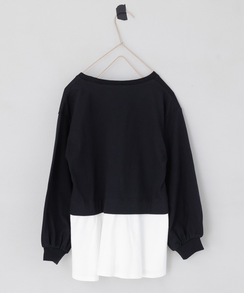 GLOBAL WORK(グローバルワーク)の「【キッズ】ヘビロッTEE/レイヤーチュニック/219157(Tシャツ/カットソー・キッズ・ブラック/カーキ/パープル系その他・110cm/100cm/120cm/130cm/140cm/150cm/160cm)」の4枚目の写真