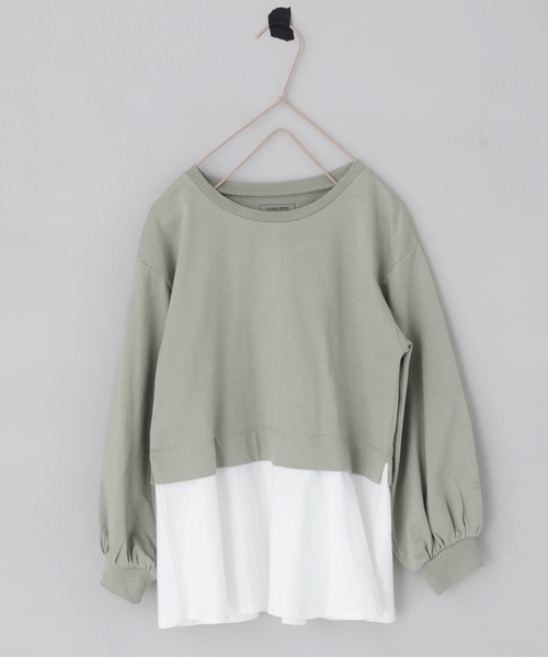 GLOBAL WORK(グローバルワーク)の「【キッズ】ヘビロッTEE/レイヤーチュニック/219157(Tシャツ/カットソー・キッズ・ブラック/カーキ/パープル系その他・110cm/100cm/120cm/130cm/140cm/150cm/160cm)」の13枚目の写真