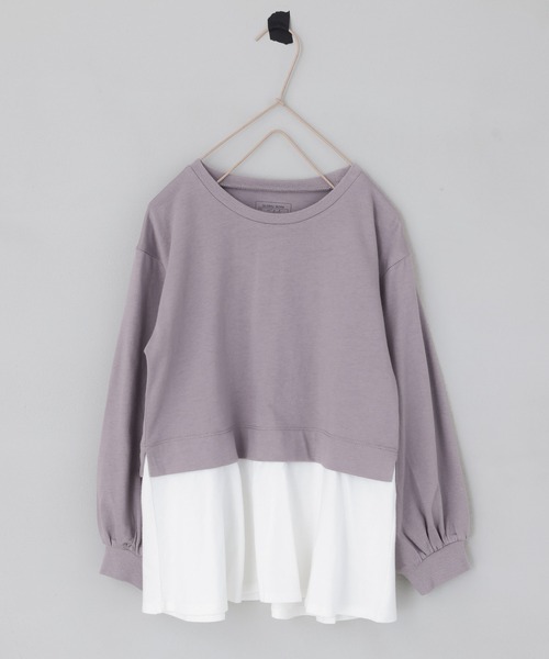 GLOBAL WORK(グローバルワーク)の「【キッズ】ヘビロッTEE/レイヤーチュニック/219157(Tシャツ/カットソー・キッズ・ブラック/カーキ/パープル系その他・110cm/100cm/120cm/130cm/140cm/150cm/160cm)」の7枚目の写真
