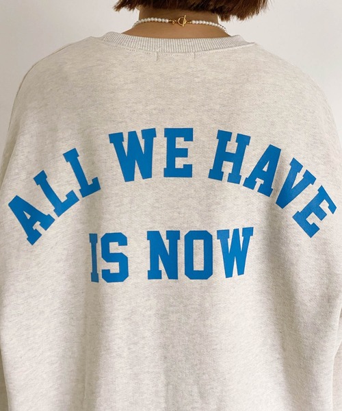 ottilie(オティーリエ)の「バックロゴプリントスウェットPO(スウェット・レディース・グレー/グリーン/ネイビー・FREE)」の20枚目の写真