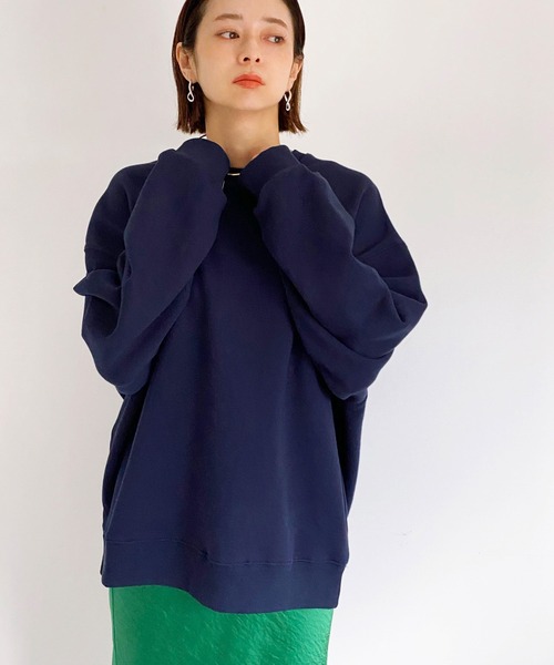 ottilie(オティーリエ)の「バックロゴプリントスウェットPO(スウェット・レディース・グレー/グリーン/ネイビー・FREE)」の12枚目の写真