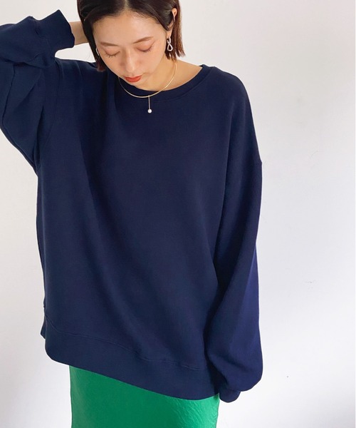 ottilie(オティーリエ)の「バックロゴプリントスウェットPO(スウェット・レディース・グレー/グリーン/ネイビー・FREE)」の10枚目の写真