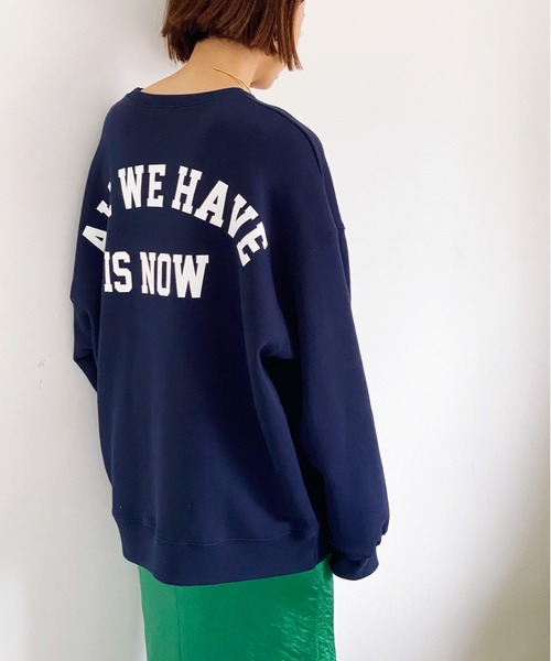 ottilie(オティーリエ)の「バックロゴプリントスウェットPO(スウェット・レディース・グレー/グリーン/ネイビー・FREE)」の15枚目の写真