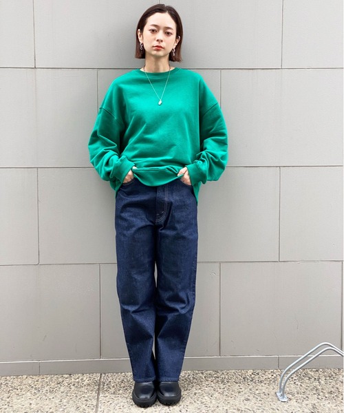 ottilie(オティーリエ)の「バックロゴプリントスウェットPO(スウェット・レディース・グレー/グリーン/ネイビー・FREE)」の22枚目の写真