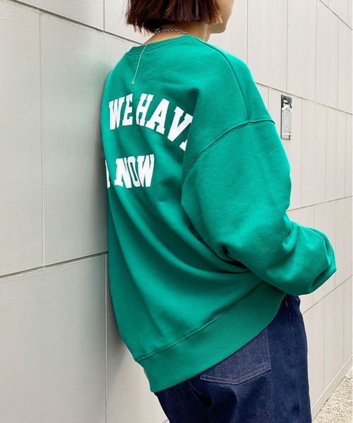 ottilie(オティーリエ)の「バックロゴプリントスウェットPO(スウェット・レディース・グレー/グリーン/ネイビー・FREE)」の8枚目の写真