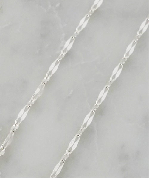 ISOLATION(アイソレーション)の「【ISOLATION / アイソレーション】 Silver925 Petal chain Necklace / ペタルチェーンネックレス(ネックレス・レディース・シルバー・40cm)」の8枚目の写真
