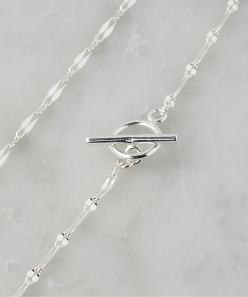 ISOLATION(アイソレーション)の「【ISOLATION / アイソレーション】 Silver925 Petal chain Necklace / ペタルチェーンネックレス(ネックレス・レディース・シルバー・40cm)」の9枚目の写真