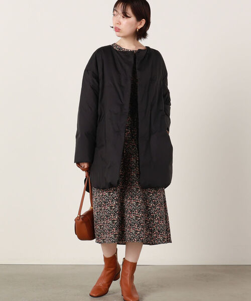 NOLLEY’S(ノーリーズ)の「◇【WEB限定カラーあり】フラワープリントワンピース(ワンピース・レディース・ホワイト系その他5/ブラック系その他3/ブラック系その他4/ベージュ系その他3・38)」の14枚目の写真