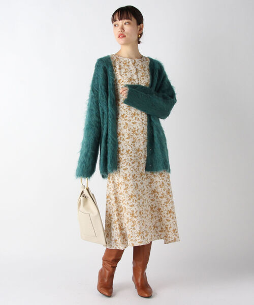 NOLLEY’S(ノーリーズ)の「◇【WEB限定カラーあり】フラワープリントワンピース(ワンピース・レディース・ホワイト系その他5/ブラック系その他3/ブラック系その他4/ベージュ系その他3・38)」の18枚目の写真