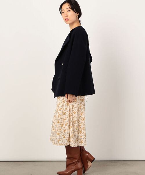 NOLLEY’S(ノーリーズ)の「◇【WEB限定カラーあり】フラワープリントワンピース(ワンピース・レディース・ホワイト系その他5/ブラック系その他3/ブラック系その他4/ベージュ系その他3・38)」の22枚目の写真