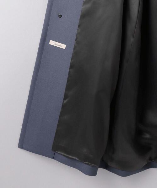 Camoshita(カモシタ)の「<Camoshita(カモシタ)> バルカラー コート(ステンカラーコート・メンズ・グレー/ダークブラウン・48/50/46)」の12枚目の写真