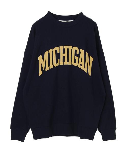 SEVENDAYS=SUNDAY（セブンデイズサンデイ）の「フロッキープリント裏毛スウェットB　＊（スウェット・レディース・ネイビー/杢グレー/アイボリー・L/M/S）」の20枚目の写真