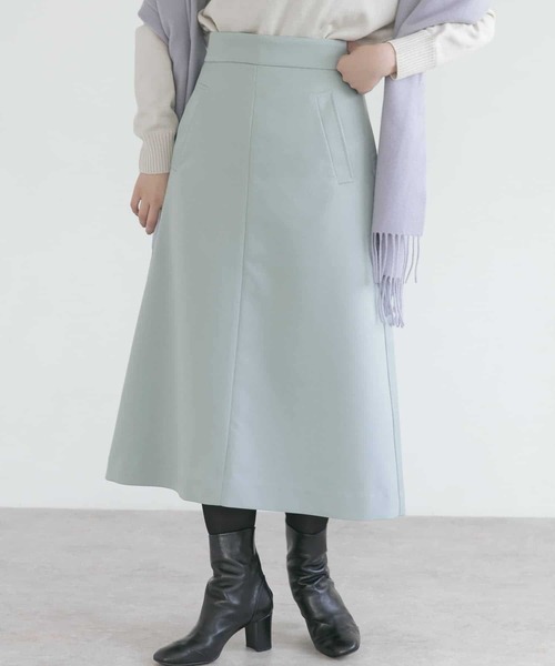 URBAN RESEARCH ROSSO（アーバンリサーチロッソ）の「ULTRA THERMOフレアスカート（スカート・レディース・ブラック/オフホワイト/グリーン系その他・38/36）」の10枚目の写真