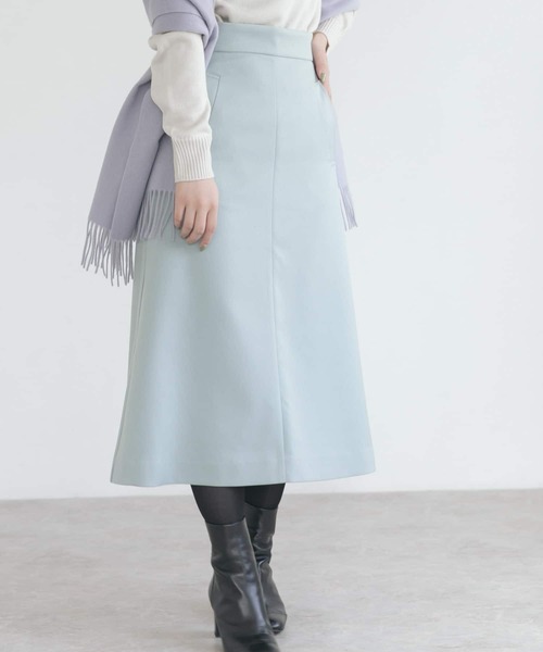 URBAN RESEARCH ROSSO（アーバンリサーチロッソ）の「ULTRA THERMOフレアスカート（スカート・レディース・ブラック/オフホワイト/グリーン系その他・38/36）」の7枚目の写真