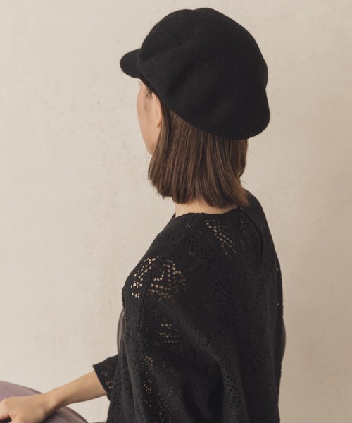 RODE SKO（ロデスコ）の「キャスケット（キャスケット・レディース・ブラック/ライトブラウン・FREE）」の3枚目の写真