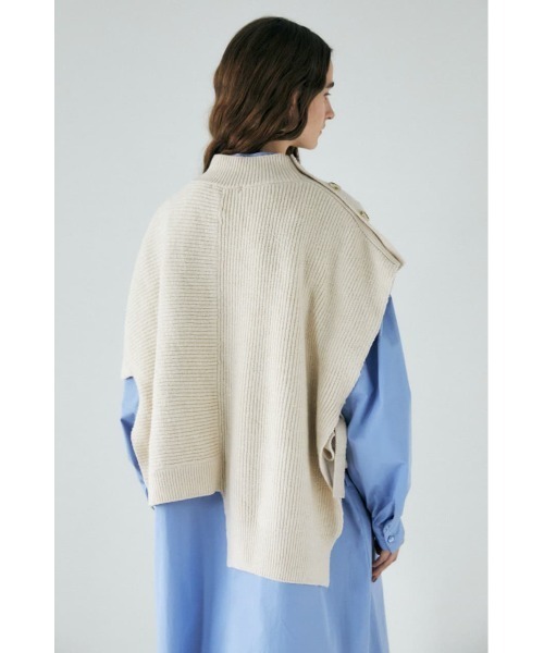 MOUSSY(マウジー)の「USEFUL KNIT ベスト(ニット/セーター・レディース・チャコールグレー/ブラック/アイボリー・FREE)」の16枚目の写真