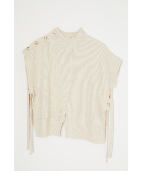 MOUSSY(マウジー)の「USEFUL KNIT ベスト(ニット/セーター・レディース・チャコールグレー/ブラック/アイボリー・FREE)」の12枚目の写真