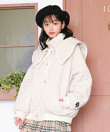 by LOVEiT | セーラー衿キルトブルゾン(ブルゾン)